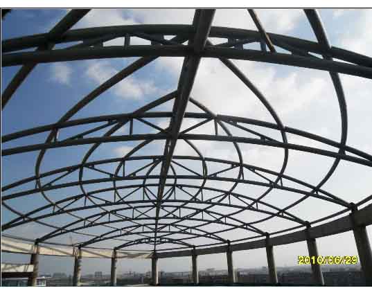 扬州中煤朔州宾馆管桁架工程